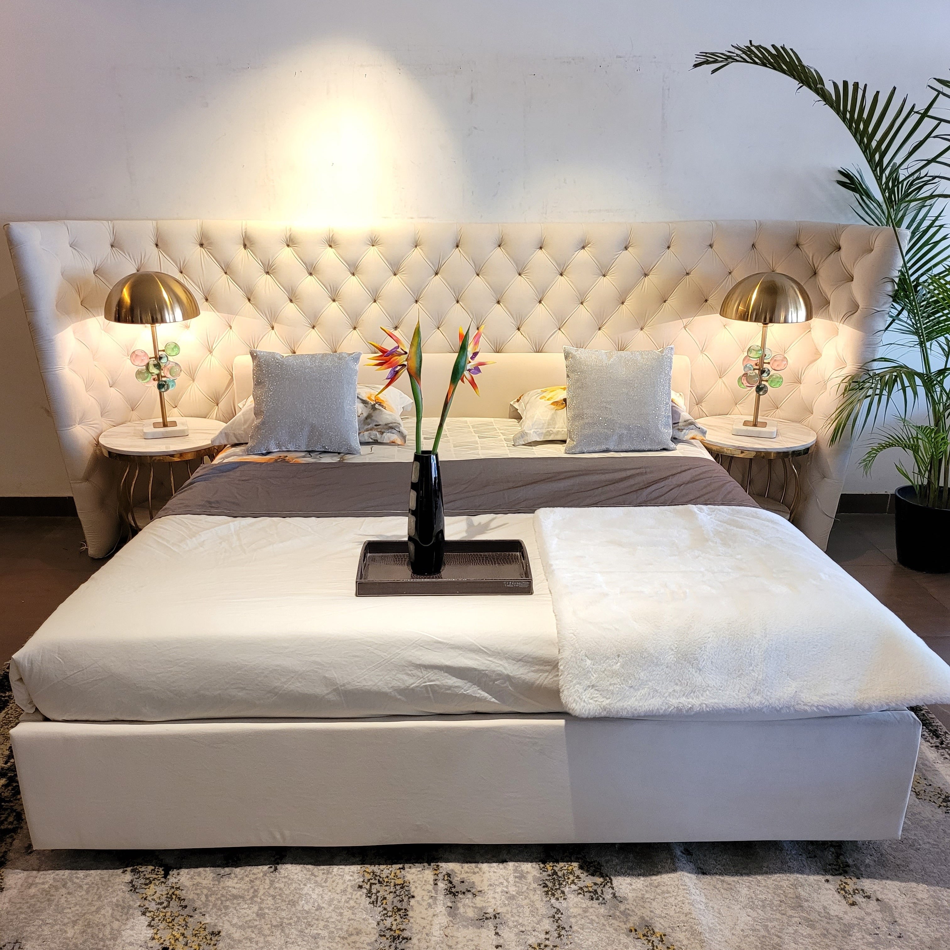 Aurora White Serenity Bed